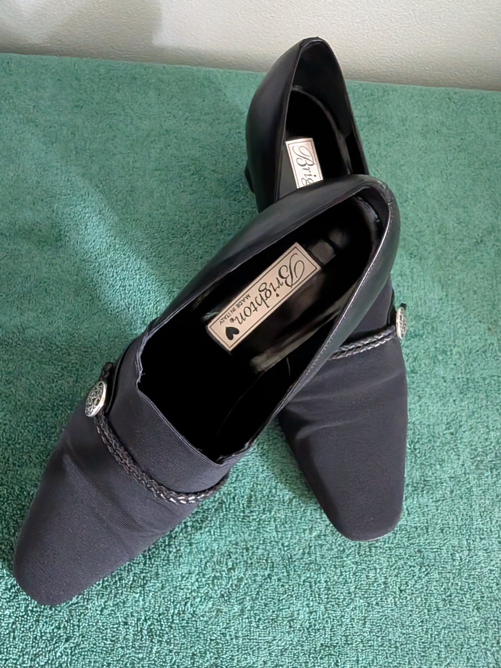 Vintage Brighton Women's Black Block Heels